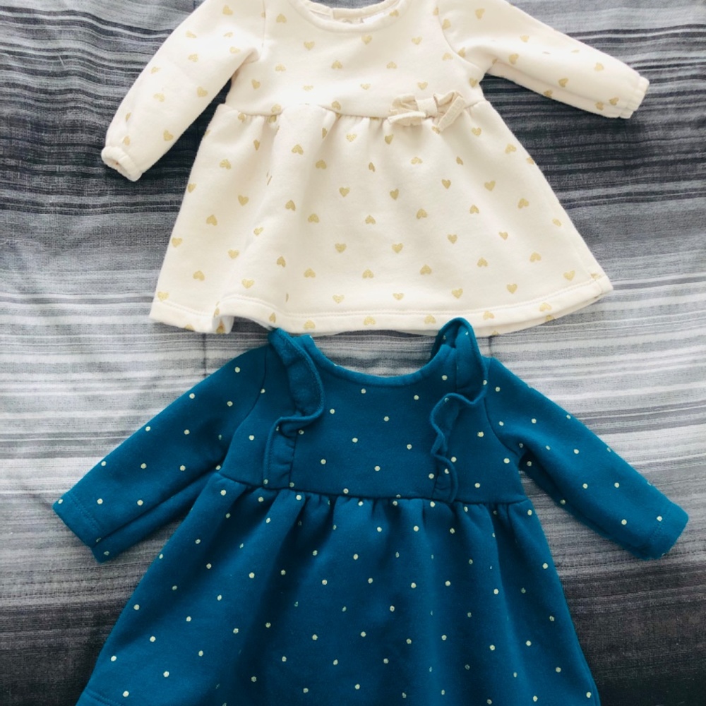 Carter's baby girl dresses 3 months old, Pack x 2.